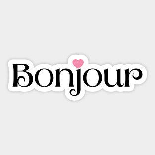 Bonjour Sticker